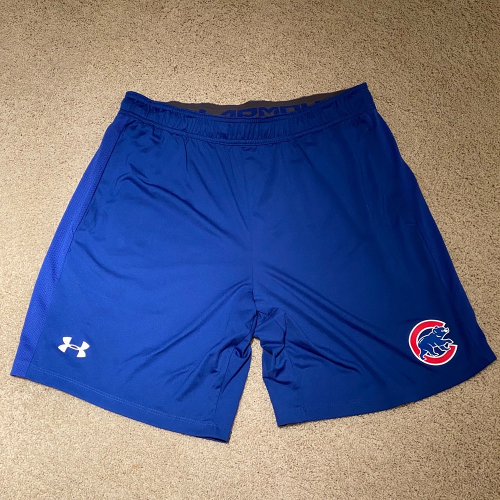 Under Armour Chicago Cubs Logo Shorts